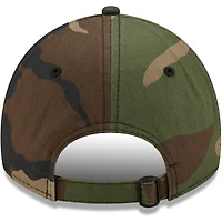 Men's New Era Camo Chicago Cubs Woodland Core Classic 9TWENTY Adjustable Hat