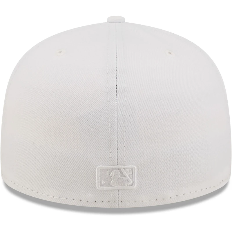 Casquette ajustée 59FIFTY Chicago Cubs New Era pour homme, blanc sur