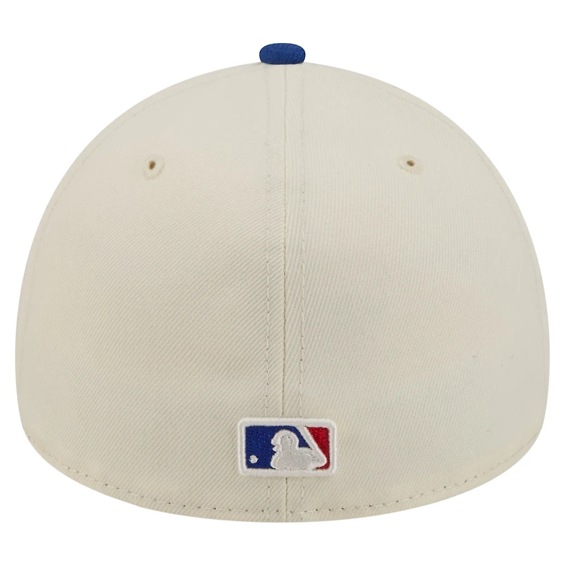 Casquette ajustée New Era crème Chicago Cubs Chrome A-Frame 59FORTY pour homme