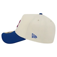 Men's New Era  Cream Chicago Cubs Chrome A-Frame 59FORTY Fitted Hat