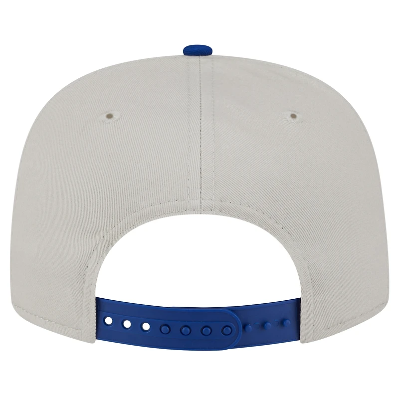 Men's New Era Cream Chicago Cubs Iron Golfer Snapback Hat