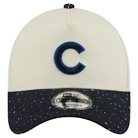 Casquette ajustable New Era 9FORTY crème pour homme des Chicago Cubs