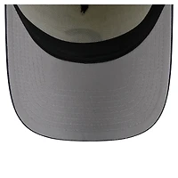 Men's New Era  Cream Chicago Cubs Speckle A-Frame 9FORTY Adjustable Hat