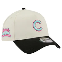 Casquette ajustable New Era crème Chicago Cubs Stadium Chrome 9FORTY pour homme