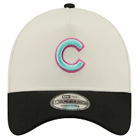 Casquette ajustable New Era crème Chicago Cubs Stadium Chrome 9FORTY pour homme