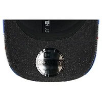 Casquette ajustable New Era Denim/Royal Chicago Cubs Aztec Denim 9SEVENTY pour homme