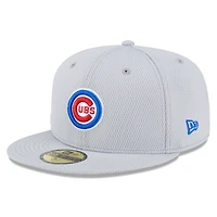 V107988 Cubs Mlb Nwe 2025 Clubhouse Gris 59fifty HATMENHIC 60632143 #4