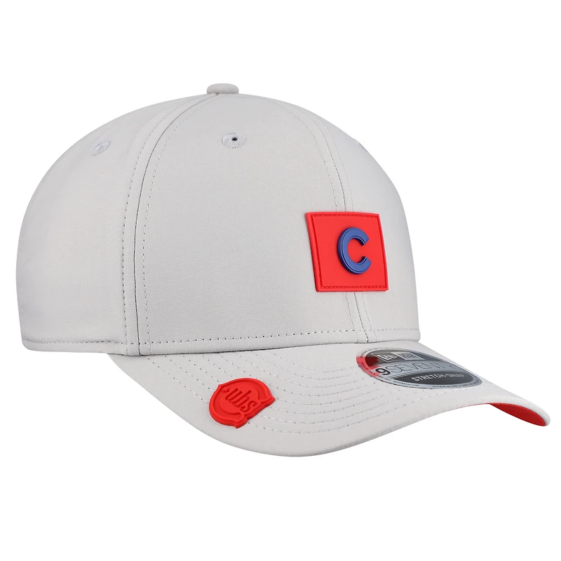 Men's New Era  Gray Chicago Cubs 2026 Clubhouse 9SEVENTY Adjustable Hat
