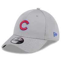 Casquette flexible Active Pivot 39THIRTY des Chicago Cubs New Era pour hommes, grise