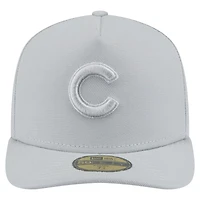 Casquette ajustée 59FIFTY Chicago Cubs de New Era pour homme, coloris gris