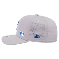 Men's New Era Gray Chicago Cubs Laser Perforated 9SEVENTY Adjustable Hat