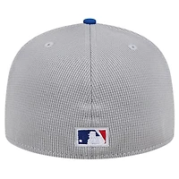 Casquette ajustée 59FIFTY en maille Pivot des Chicago Cubs New Era pour hommes, grise