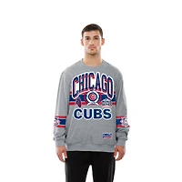 Men's New Era  Gray Chicago Cubs Sport Classics Sweatshirt