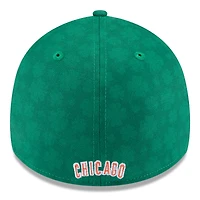 Men's New Era Kelly Green Chicago Cubs St. Patrick's Day 39THIRTY Flex Hat