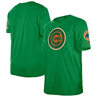 T-shirt à logo trèfle de la Saint-Patrick des Chicago Cubs New Era pour homme, vert Kelly