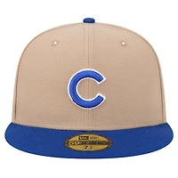 Men's New Era Khaki Chicago Cubs 59FIFTY Fitted Hat