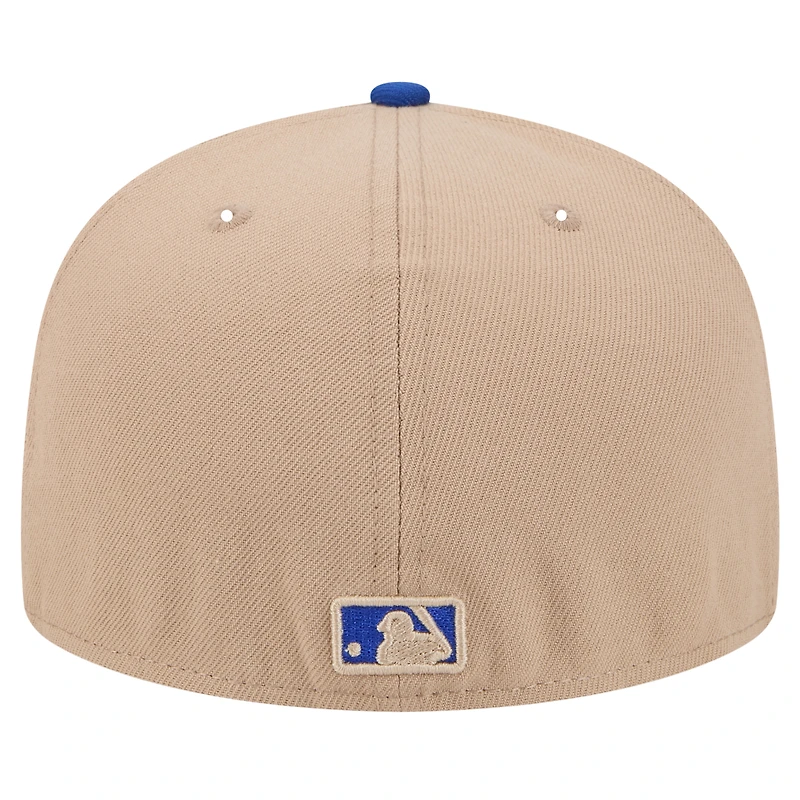 Men's New Era Khaki Chicago Cubs 59FIFTY Fitted Hat