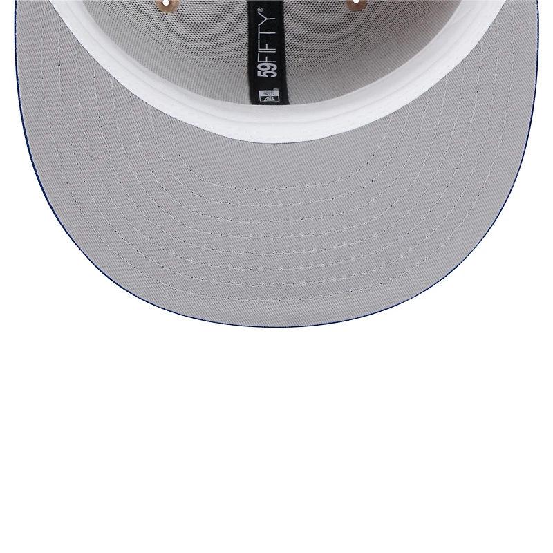 Men's New Era Khaki Chicago Cubs 59FIFTY Fitted Hat
