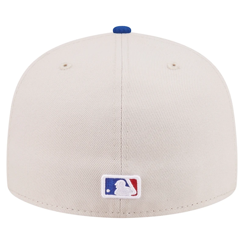 Men's New Era  Khaki Chicago Cubs City Icon 59FIFTY Fitted Hat