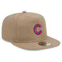 Casquette ajustable kaki Chicago Cubs Golfer de New Era pour homme