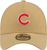 Casquette ajustable 9FORTY A-Frame Essentials Chicago Cubs kaki New Era pour homme