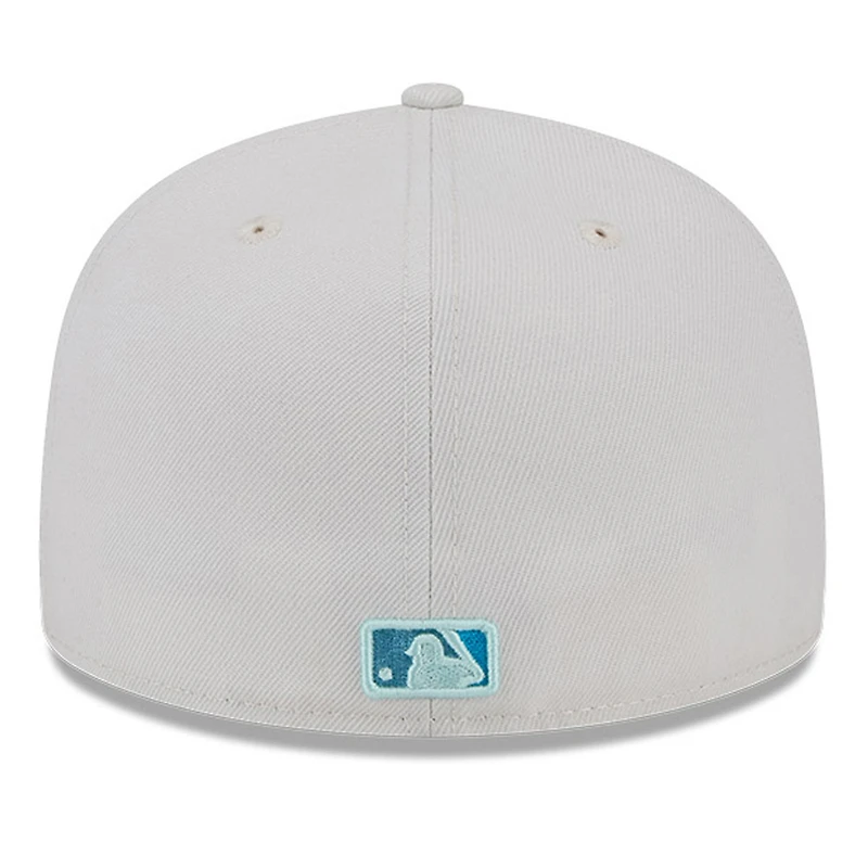 Men's New Era Khaki Chicago Cubs Stone Mist 59FIFTY Fitted Hat