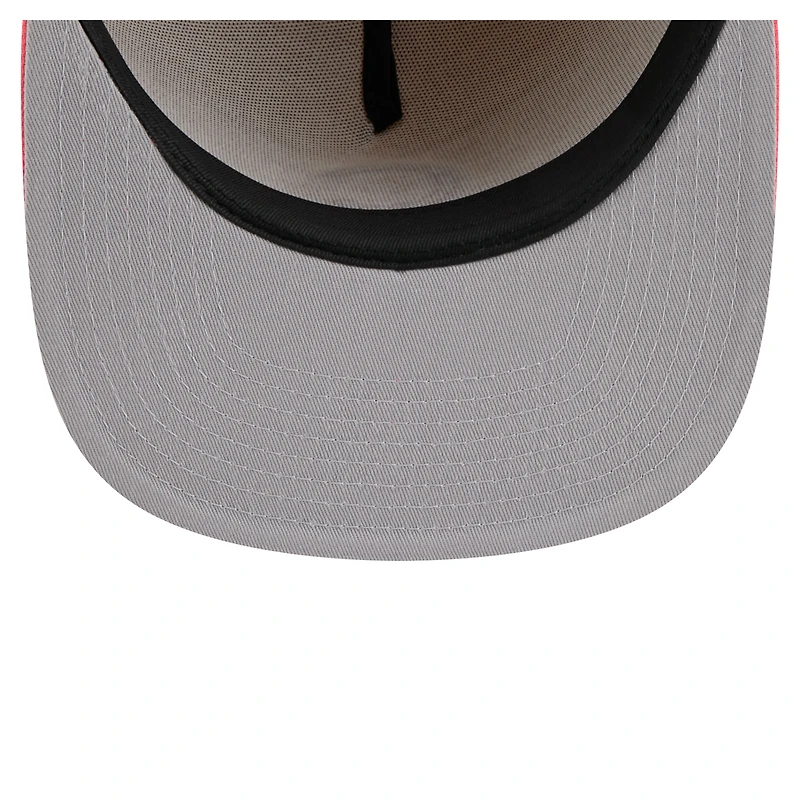 Men's New Era  Light Beige/Coral Chicago Cubs Color Pack A-Frame 9FIFTY Snapback Hat