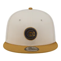 Men's New Era Turquoise/Charcoal Chicago Cubs Two-Tone Color Pack 9FIFTY Snapback Hat