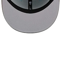 Casquette ajustée 59FIFTY Chicago Cubs Beach Kiss New Era pour homme, bleu clair/marron