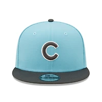 Men's New Era Light Blue/Charcoal Chicago Cubs Color Pack Two-Tone 9FIFTY - Snapback Hat