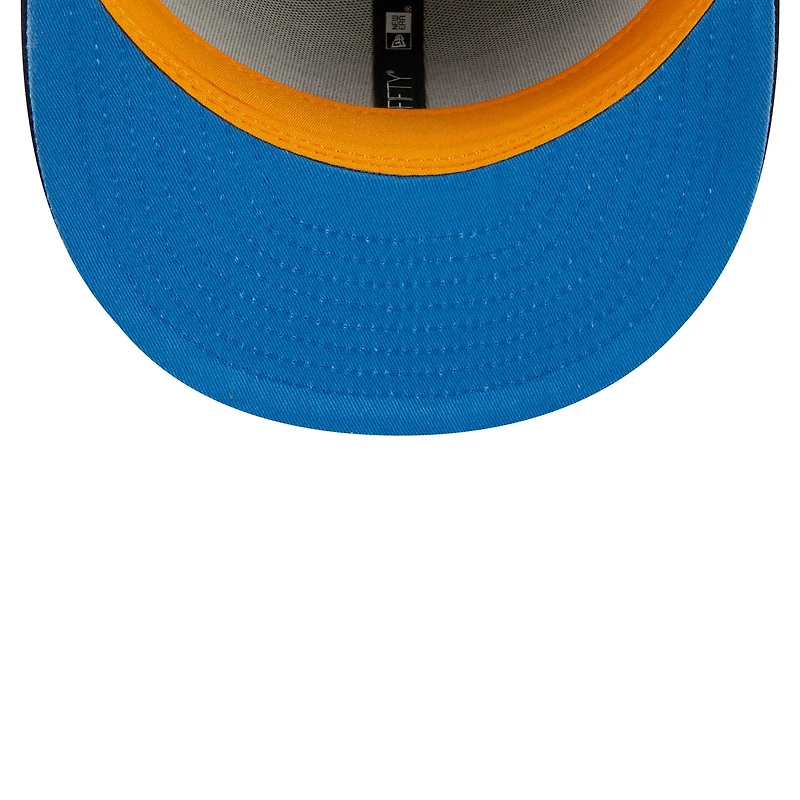 Casquette ajustée 59FIFTY Chicago Cubs Beach Kiss New Era pour homme, bleu clair/bleu marine