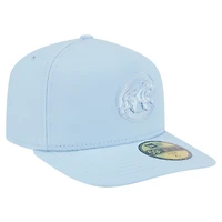 Casquette ajustée New Era 59FIFTY bleu clair pour homme, coloris A-Frame, Chicago Cubs