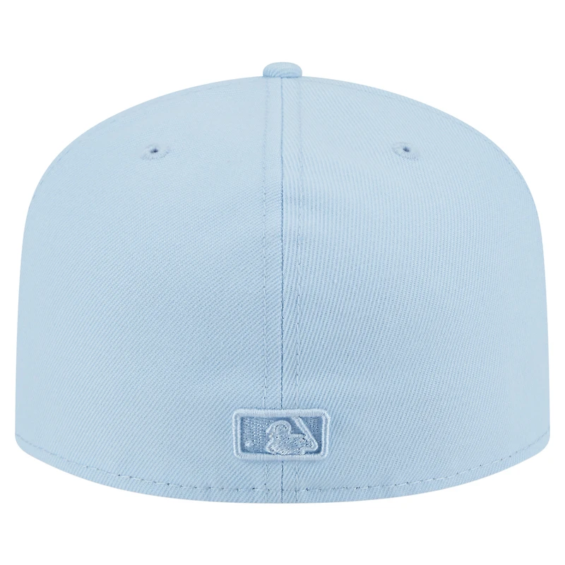 Casquette ajustée New Era 59FIFTY bleu clair pour homme, coloris A-Frame, Chicago Cubs