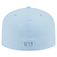 Casquette ajustée New Era 59FIFTY bleu clair pour homme, coloris A-Frame, Chicago Cubs