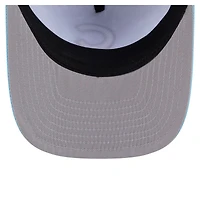 Men's New Era  Light Blue Chicago Cubs Deep Water Pre-Curved 9FIFTY A-Frame Snapback Hat