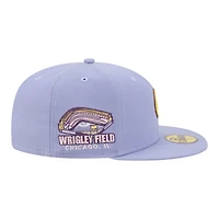Casquette ajustée New Era 59FIFTY pour homme, couleur violet clair