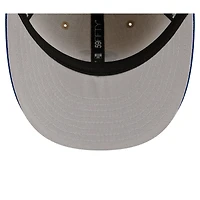 Men's New Era  Natural/Royal Chicago Cubs Twine 59FIFTY Fitted Hat