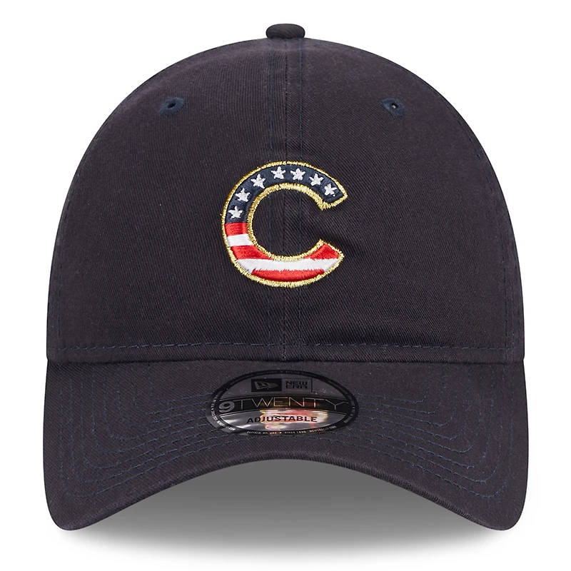 Casquette ajustable New Era Chicago Cubs 2023 Fourth of July 9TWENTY pour homme