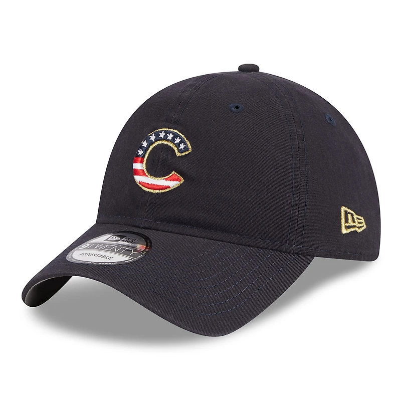 Casquette ajustable New Era Chicago Cubs 2023 Fourth of July 9TWENTY pour homme