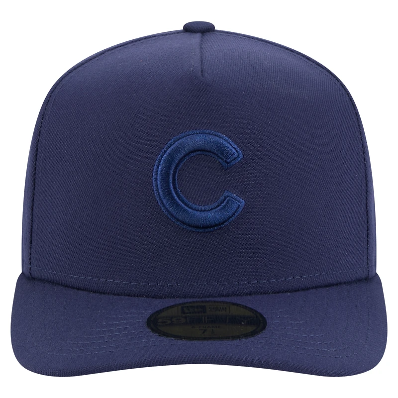 Casquette ajustée New Era 59FIFTY bleu marine Chicago Cubs Color Pack pour homme