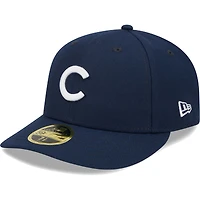 Men's New Era Navy Chicago Cubs Oceanside Low Profile 59FIFTY Fitted Hat