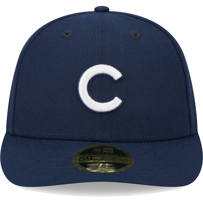 Men's New Era Navy Chicago Cubs Oceanside Low Profile 59FIFTY Fitted Hat