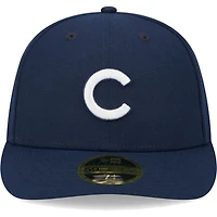 Men's New Era Navy Chicago Cubs Oceanside Low Profile 59FIFTY Fitted Hat