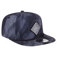 Casquette de golf à imprimé Chicago Cubs bleu marine New Era pour homme