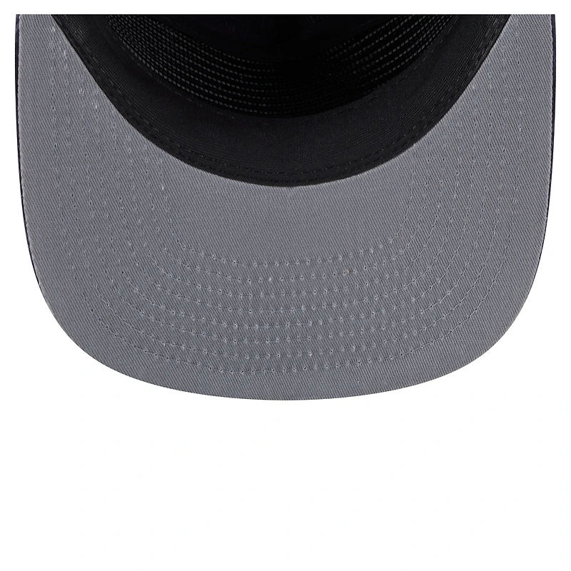 Casquette de golf à imprimé Chicago Cubs bleu marine New Era pour homme