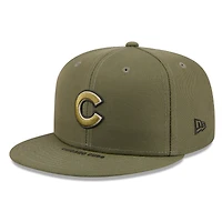 Men's New Era  Olive Chicago Cubs 2026 Armed Forces Day 59FIFTY Fitted Hat