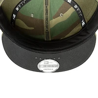 Casquette snapback New Era 9FIFTY pour homme, couleur olive, Chicago Cubs, édition spéciale Journée des forces armées 2026