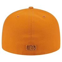 Casquette ajustée A-Frame 59FIFTY orange des Chicago Cubs pour homme New Era