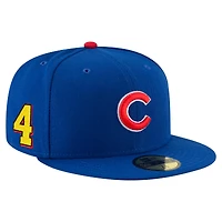 Casquette ajustée New Era Pete Crow-Armstrong Royal Chicago Cubs 2025 Player’s Weekend 59FIFTY pour homme