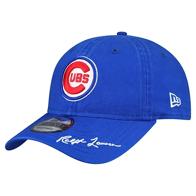 Men's New Era Ralph Lauren x MLB  Royal Chicago Cubs 9TWENTY Adjustable Hat